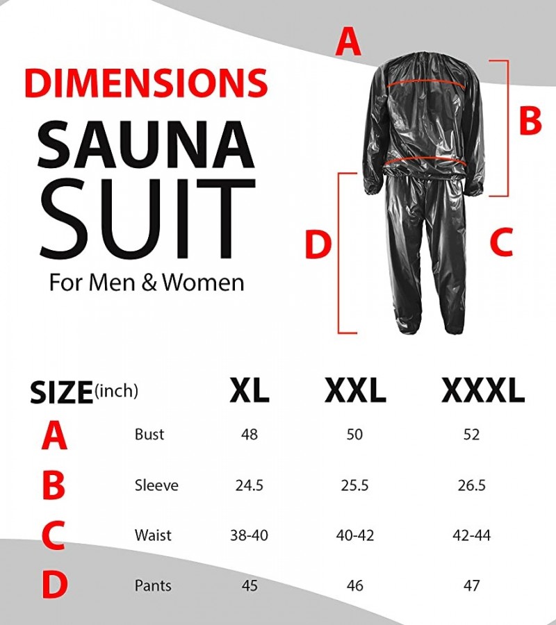 Heavy Duty Fitness Weight Loss Sweat Sauna Suit