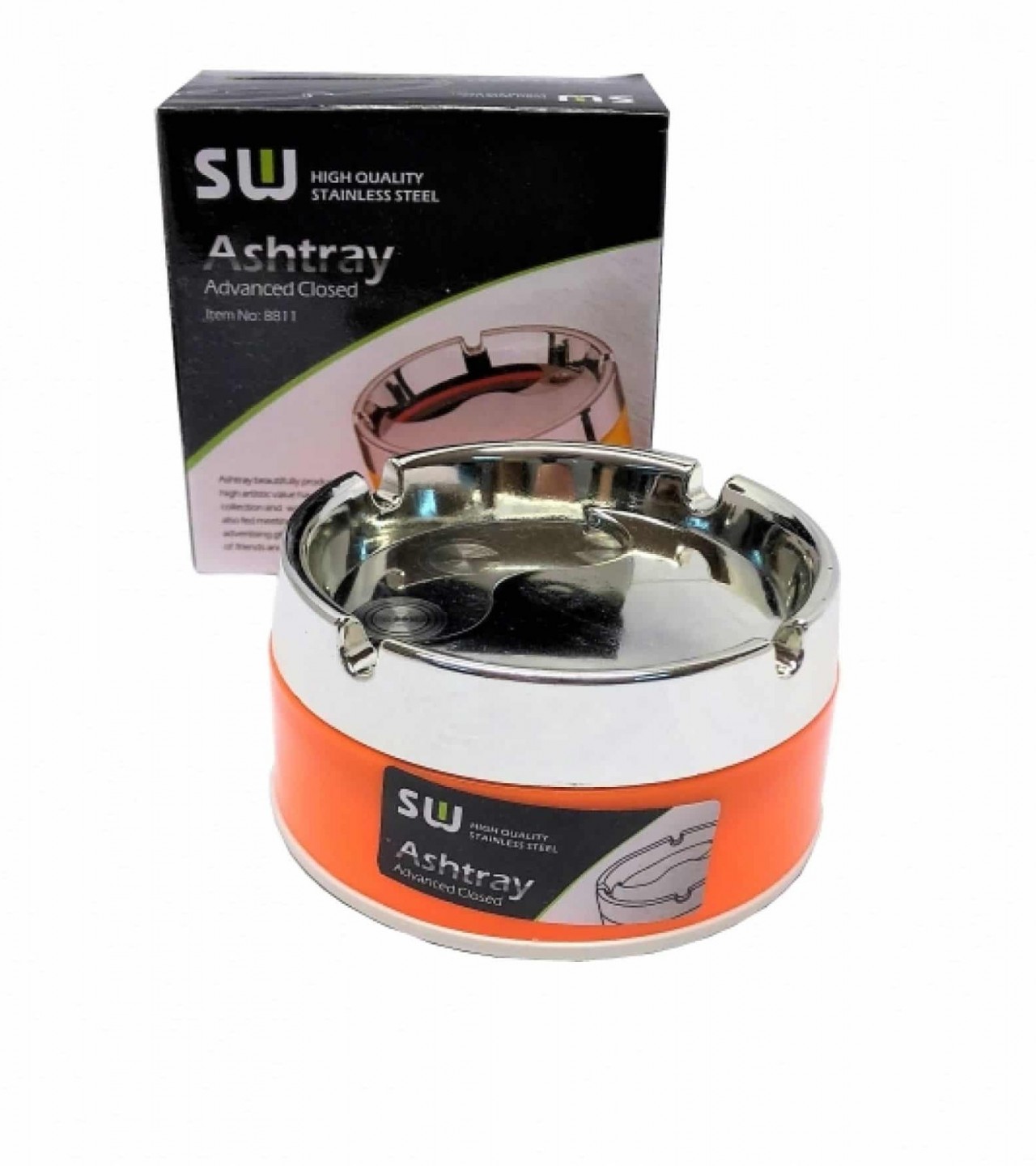 High Quality Stainless Steel Plastic Ashtray Cigarette Ashtray