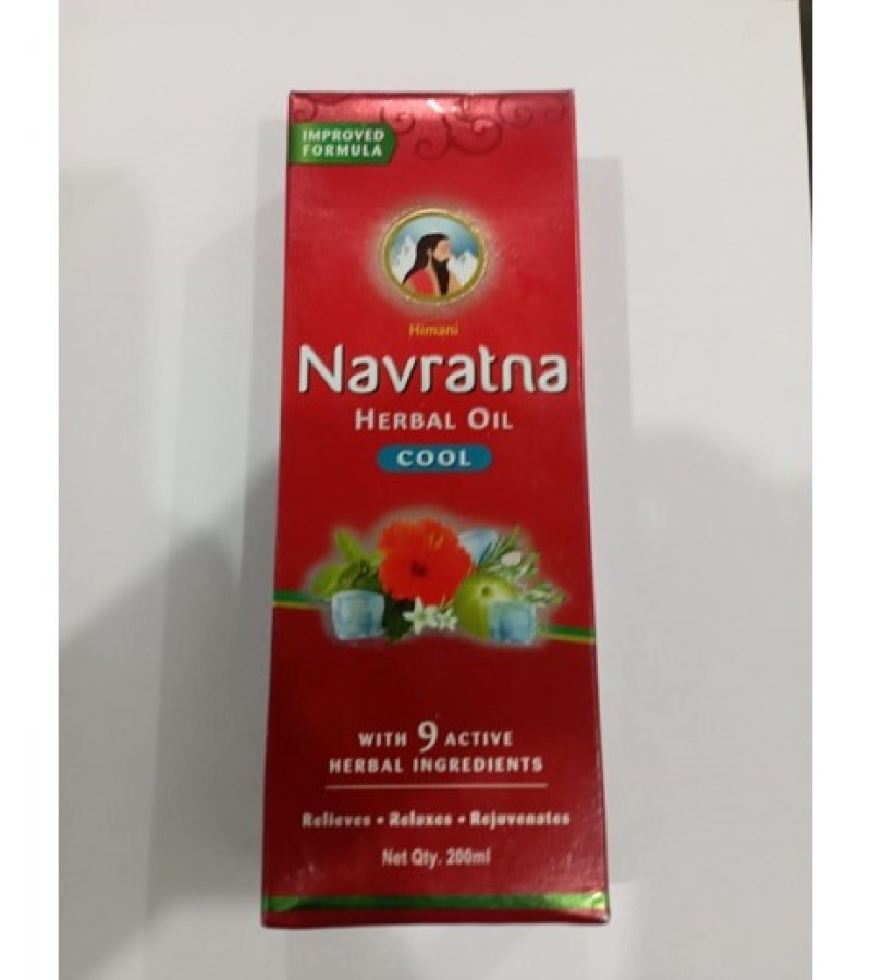 Original Himani Navratna Herbal Cool Hair Oil 200ml (INDIA)