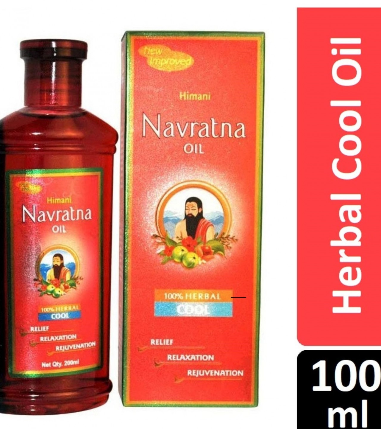 Himani Navratna Herbal Cool Hair Oil (India) - 100 ml