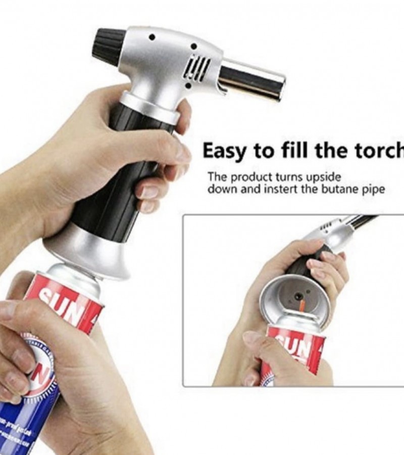 Jet Flame lighter Refillable Professional Torch  For Kitchen