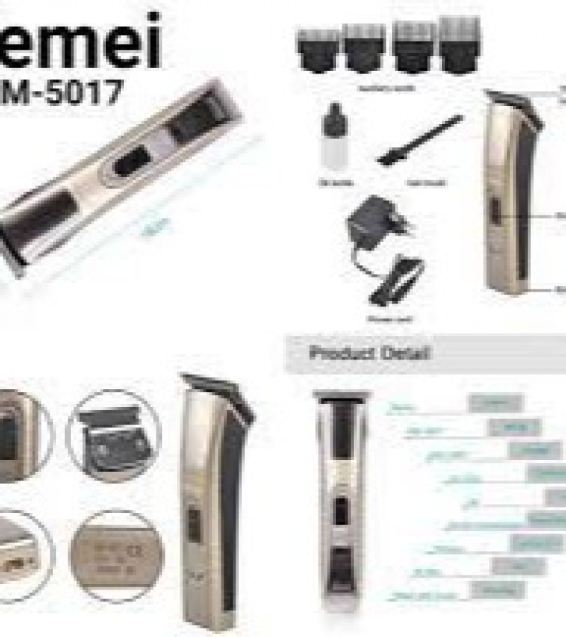 Kemei KM-5017 Professional Hair Clipper & Trimmer