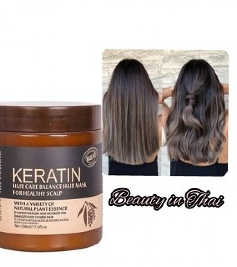 Keratin Hair Mask Smooth Hair, Soft Hair, Silky Hair Care Balancel