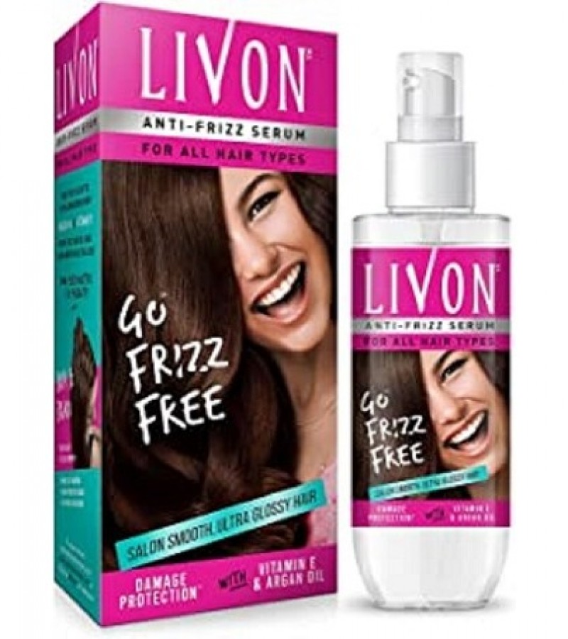 Livon Hair Essentials Serum for Damage Protection and Frizz Control 50 ml made in india