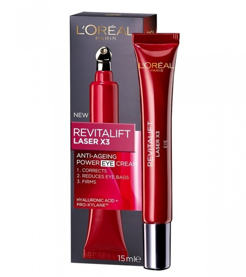 L'Oreal Paris Revitalift Laser x 3 Anti-Aging Eye Cream - 15 ml