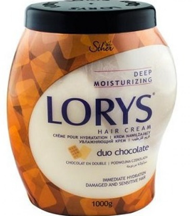 Lorys Duo Chocolate Hair Cream, For Damaged & Sensitive Hair, 1000g