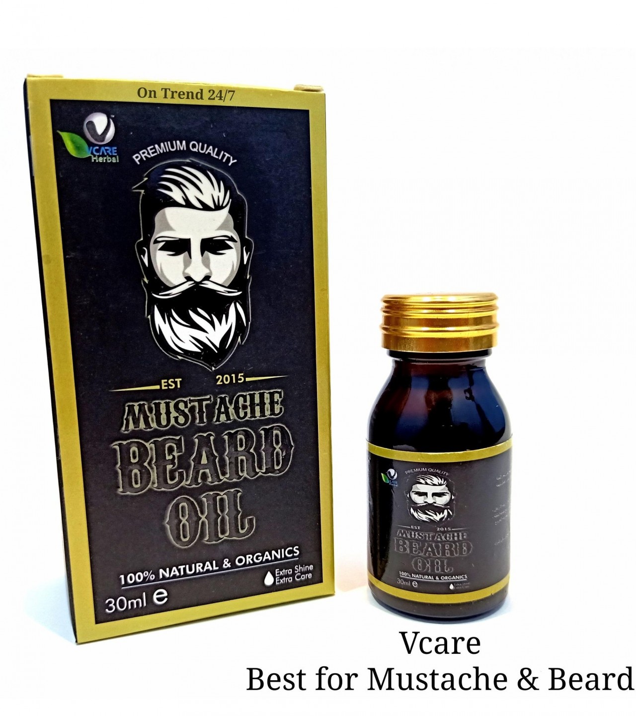 MUSTACHE BEARD GROWTH AND STYLING OIL - 30 ml