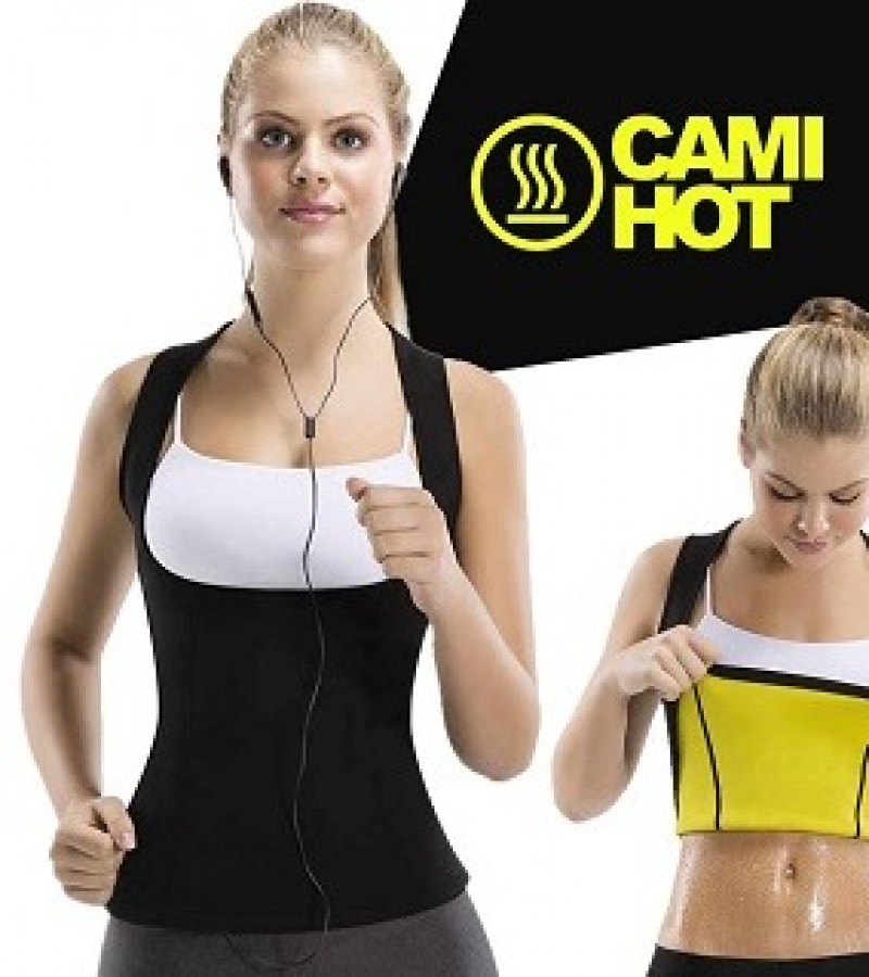 CAMI HOT SHAPERS WITH SIZE BLACK ONLY