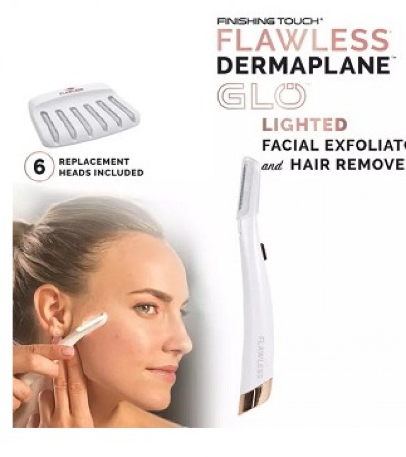 Original Flawless Dermaplane GLO Facial Hair Removal Device