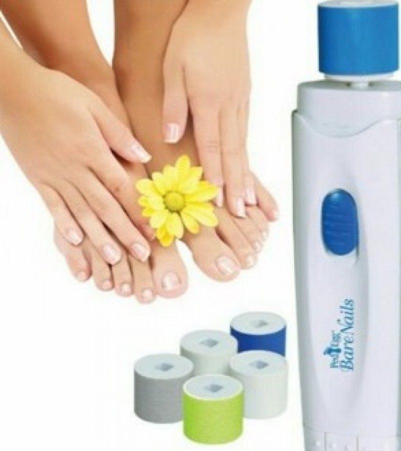 Ped Egg Bare Nails Electronic Nail Care System - Buff & Shine Nails