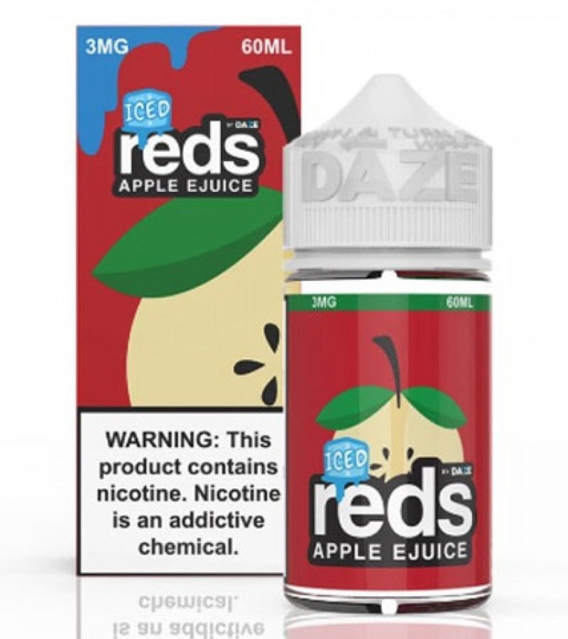 Reds Apple Iced eJuice by Vape  60mL - 3mg
