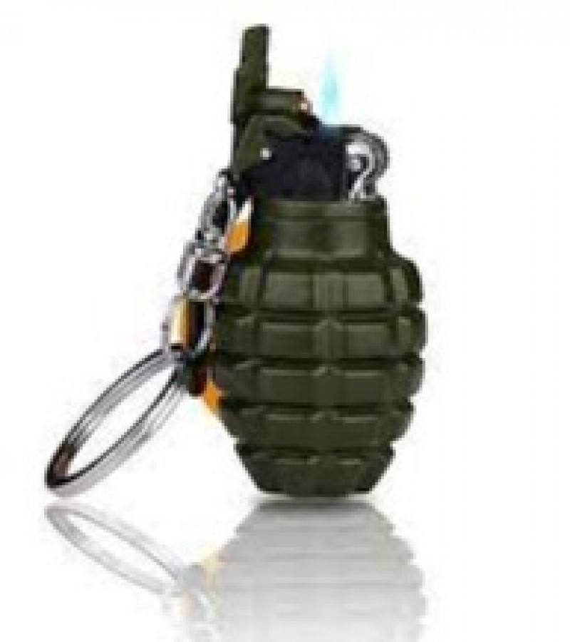 Refillable Butane Gas Hand Grenade Lighter