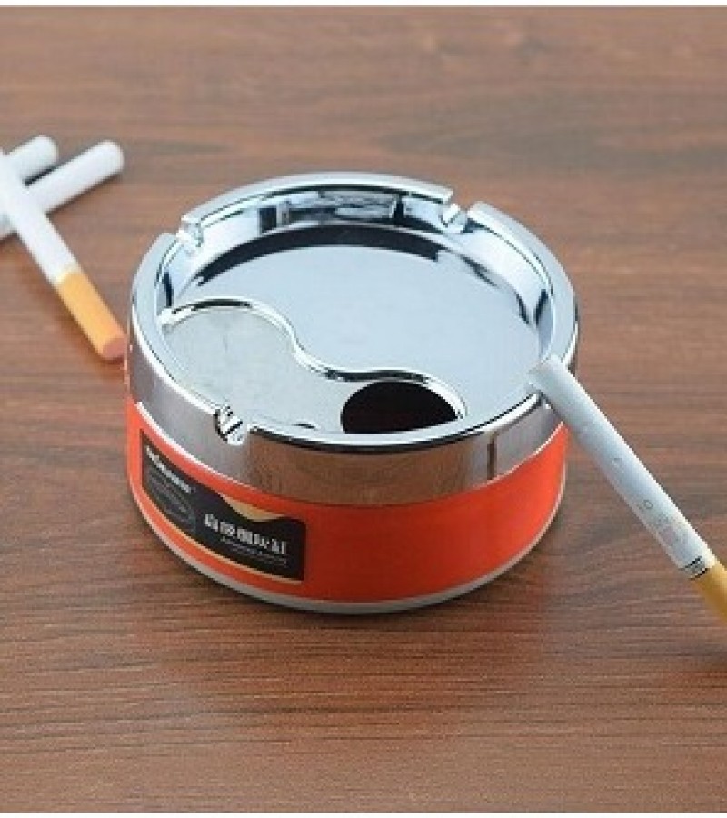 Stainless Steel Ashtray Portable Cigarette Ash Tray - Multicolor