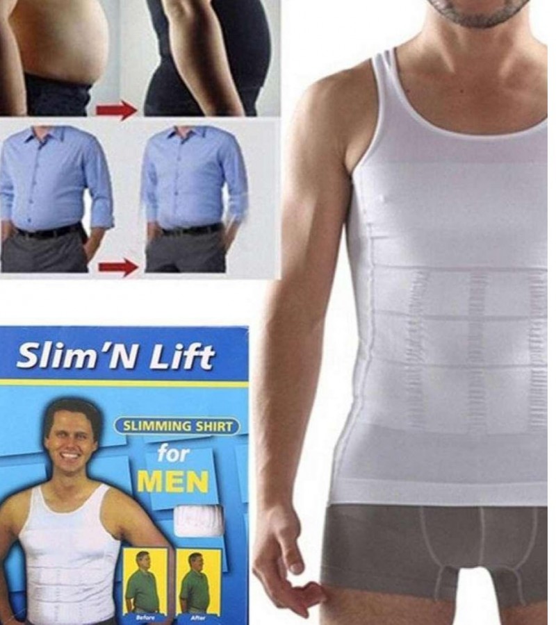 Supreme Mall Slim N Lift Body Shaper for Men (Colour : White, Size : Large)