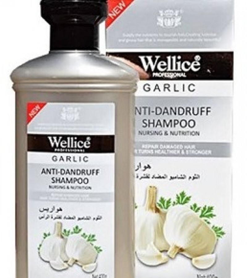 Wellice Garlic Anti Dandruff Shampoo - 400g