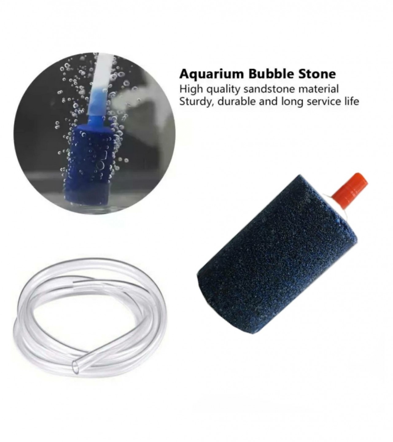 Bubble Stone Aerator For Aquarium Fish Tank Pump Hydroponic Oxygen Cylinder Mini Air Pump 1.5