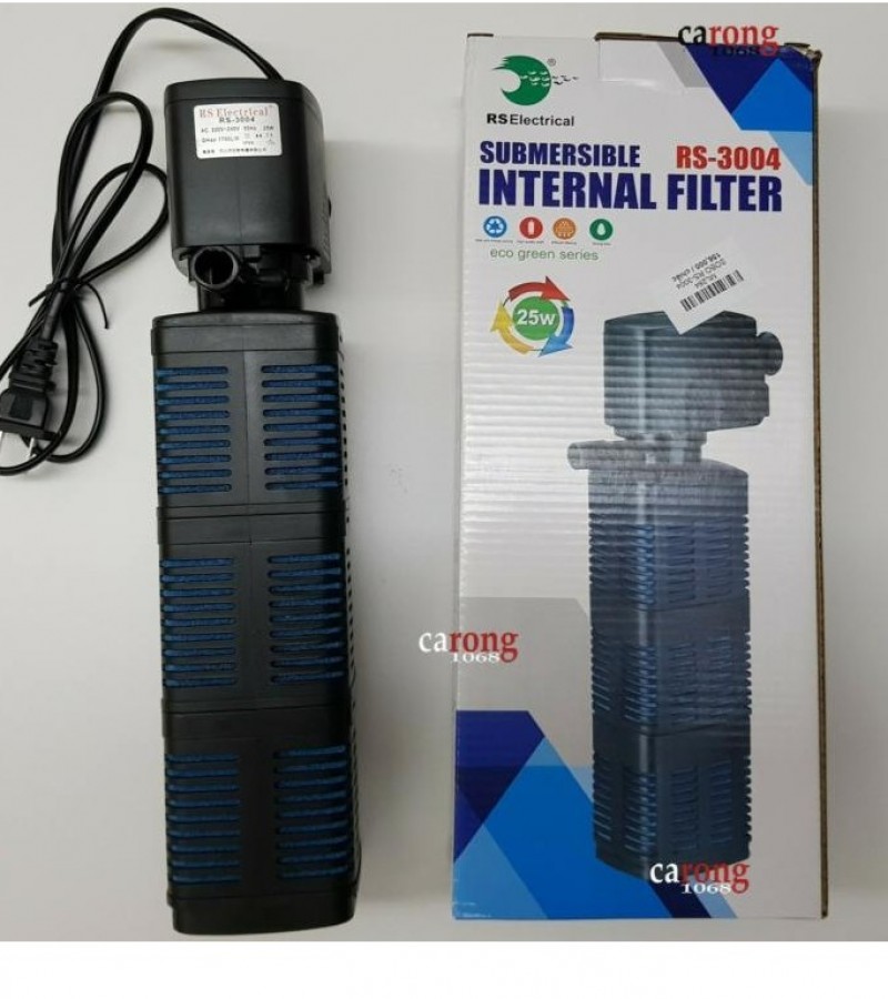 Power Filter Rs-3004 Rs Electrical Submersible Rs-3004 Aquarium Internal Filter