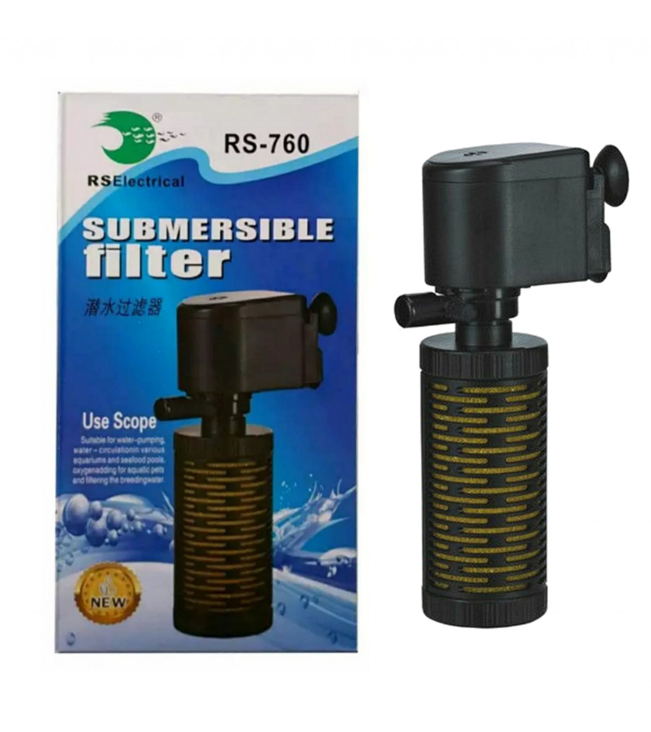 Power Head Filter Aquarium Water Pump Rs-760