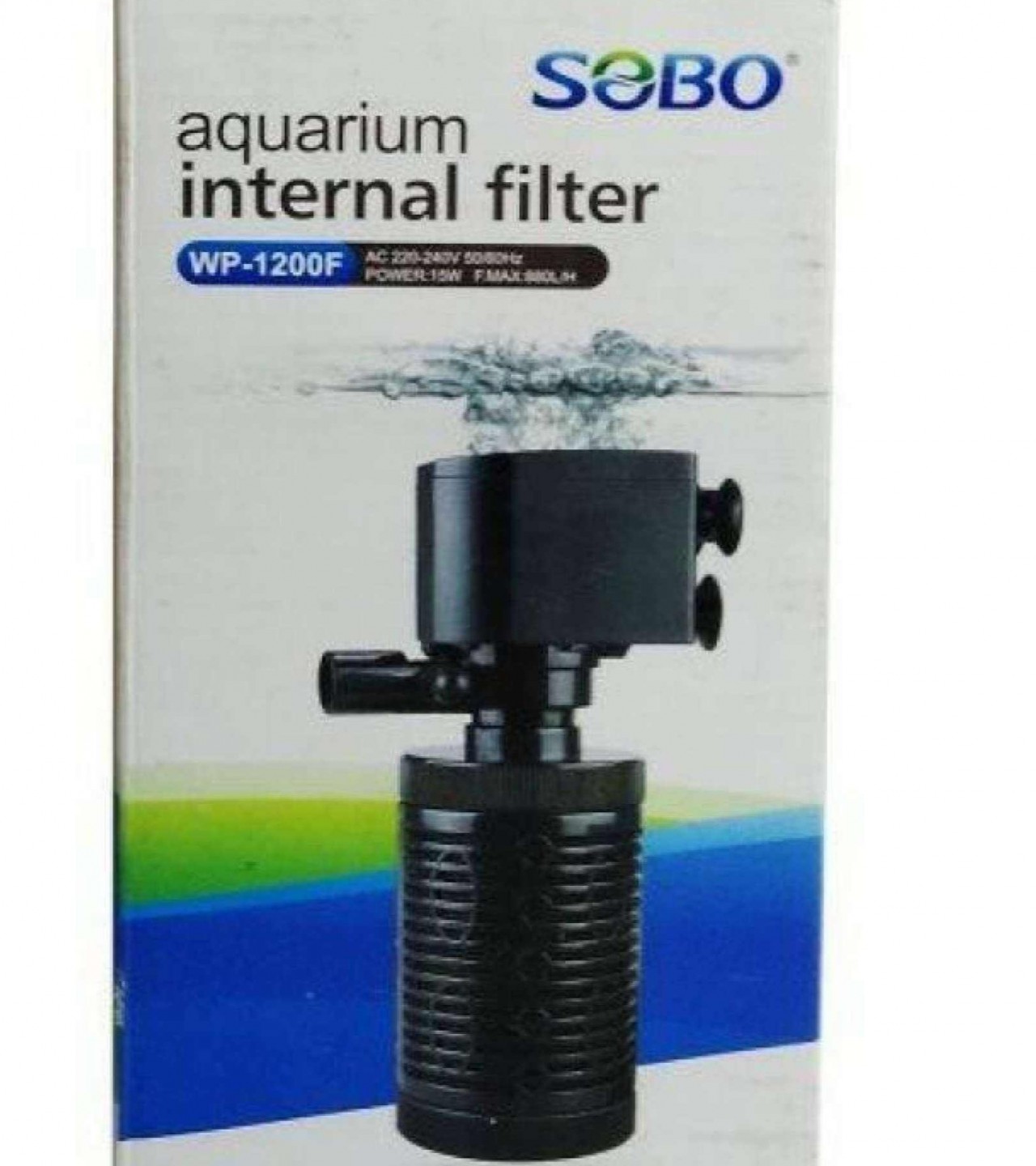 Sobo Corner Aquarium Internal Power Filter WP-1200F (Mechanical Filtration Salt Water Fresh Water)