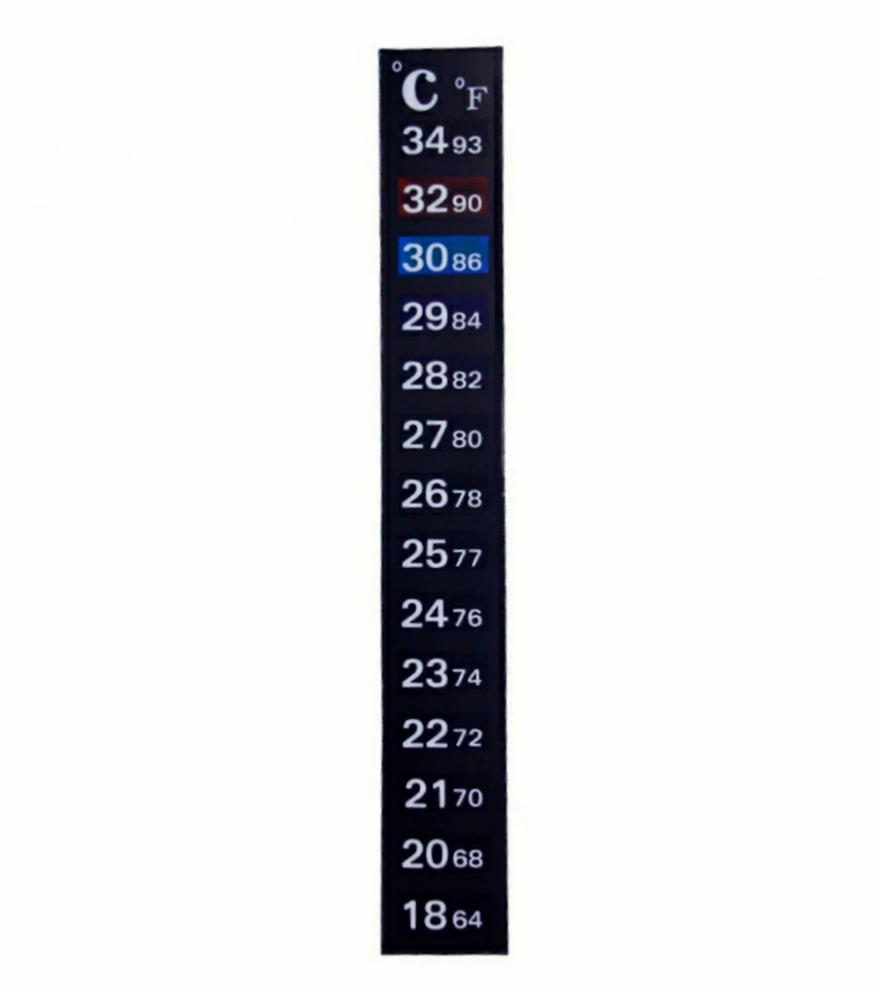 Yike Fish Tank Thermometer Sticker Measurement Aquarium Temperature