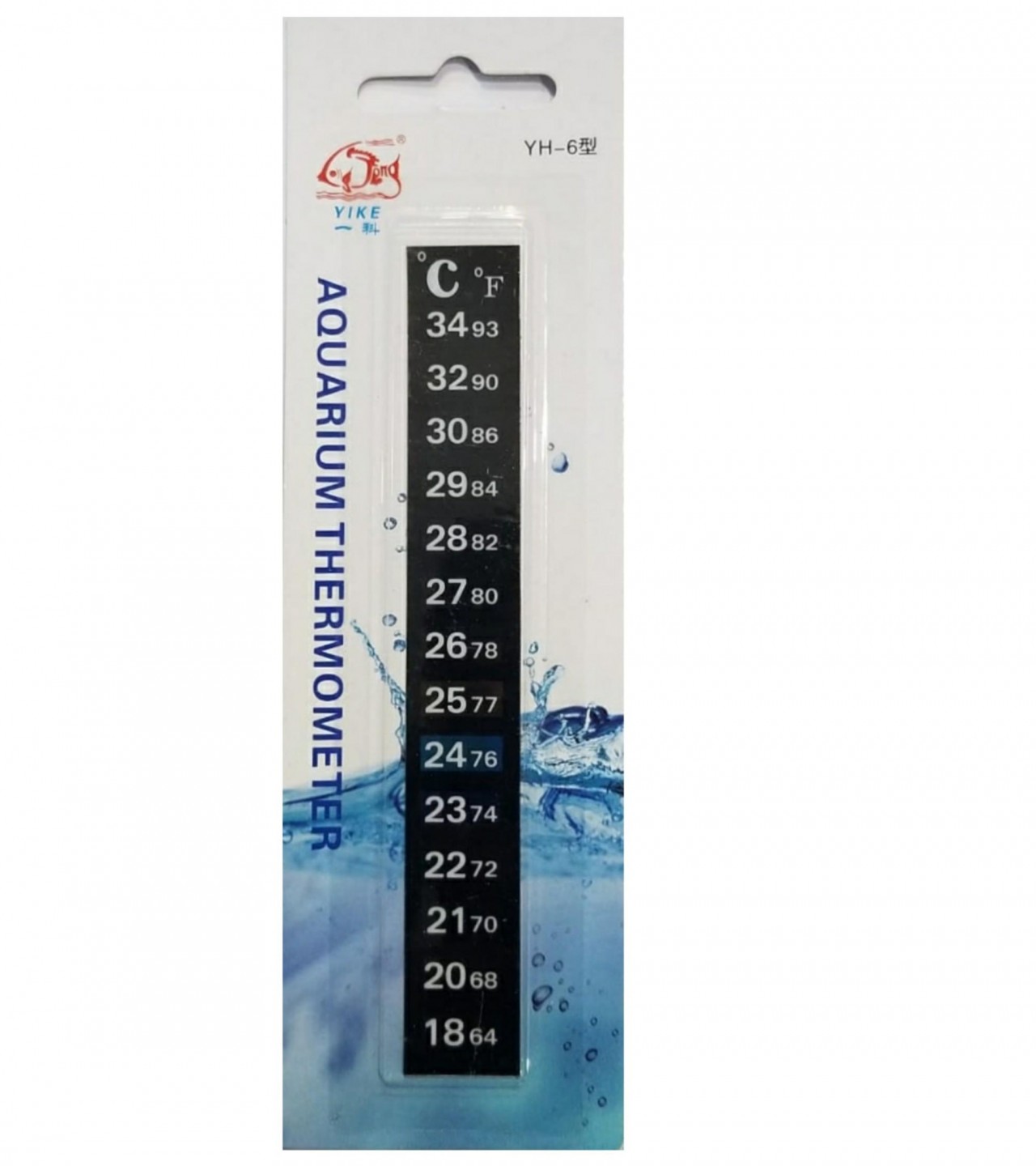Yike Fish Tank Thermometer Sticker Measurement Aquarium Temperature