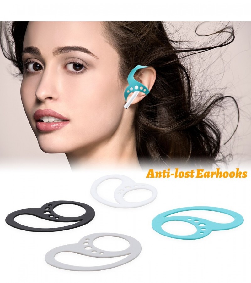 Silicone Anti Fall Ear Protector Anti-Lost Bluetooth Earbuds Earphone Protector - 1Pair
