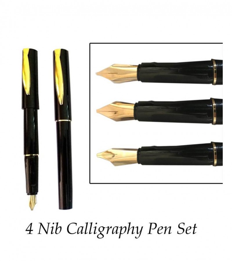 Sky Glory Calligraphy Ink Pen 4Nib Set