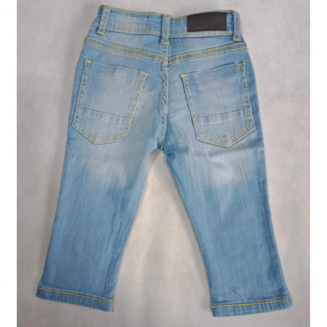 Slub Denim Jeans For Boys - Skye Blue