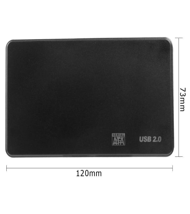 2.5 inch Hard Disk Case SATA to USB 2.0 HDD Box Hard Drive Enclosure SSD Disk Case 2.5" USB2.0