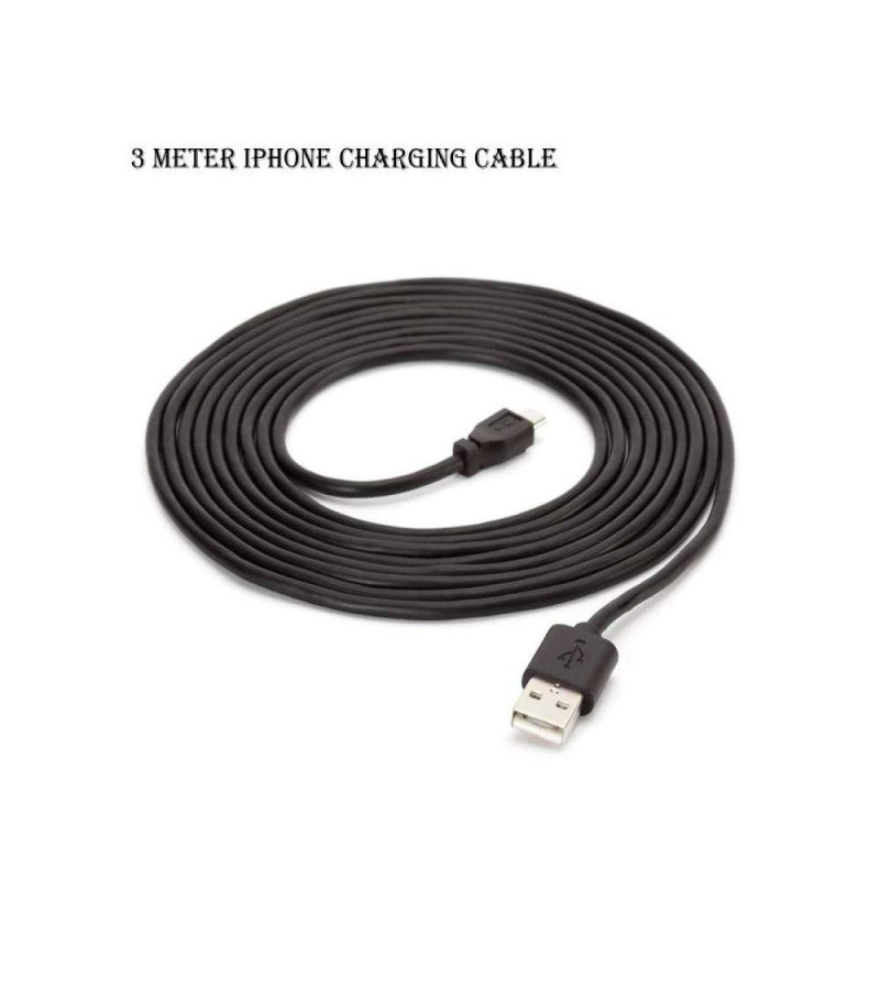 3 Meter Cable Genuine Lightning Usb Data Cable Charger