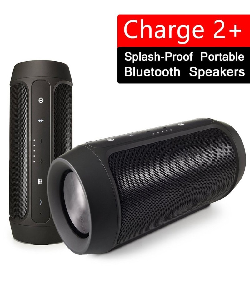 CHARGE 2+ Portable wireless Bluetooth speaker MP3 Player, USB Speaker, SD Card Speaker