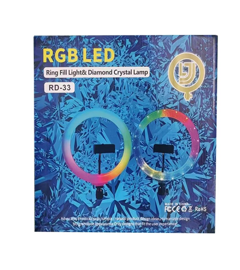 Dark Edge RD-13inch RGB LED Soft Ring Light