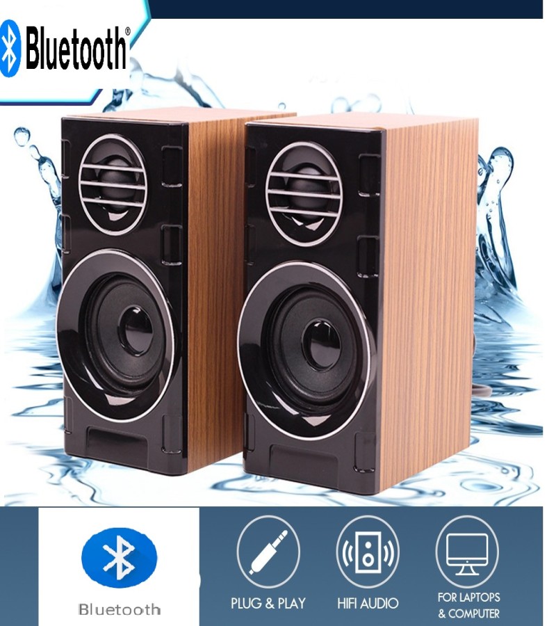 Hotmai Prime Usb FT-2031 Bluetooth USB Multimedia Woofer Speaker For Computer