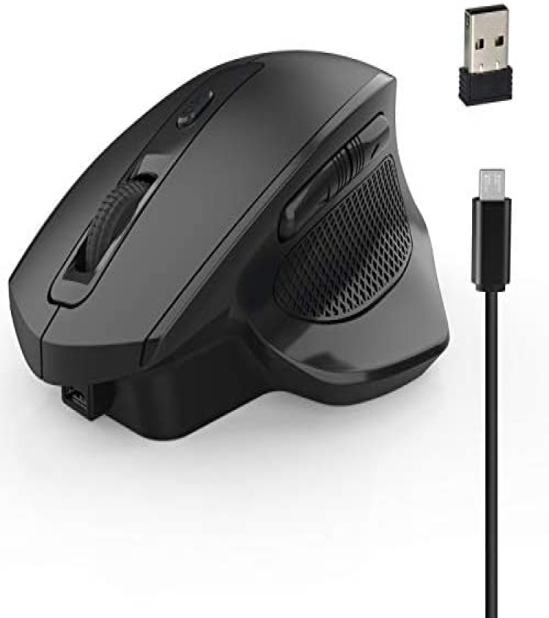 HXSJ T28 Rechargeable Wireless Mouse with 6 Buttons Adjustable DPI