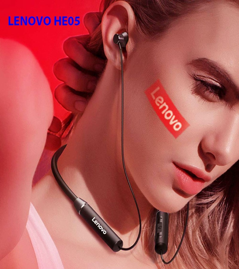 Lenovo He05x Neckband Wireless Bluetooth 5.0