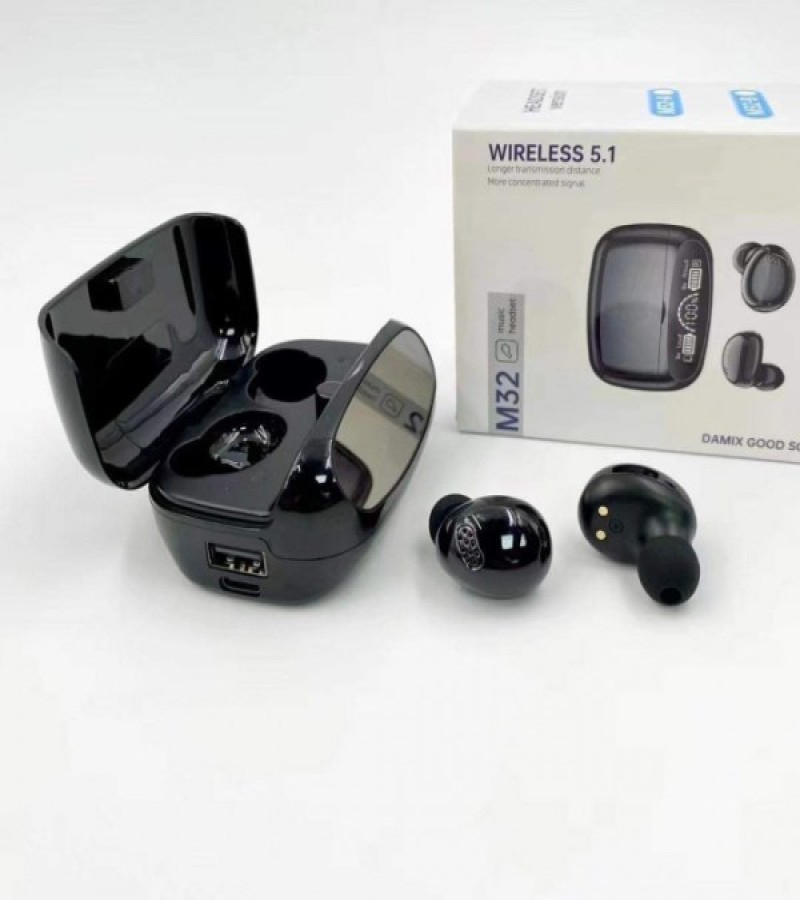 M32 TWS Wireless Earphones Bluetooth Touch Control Sport Headset