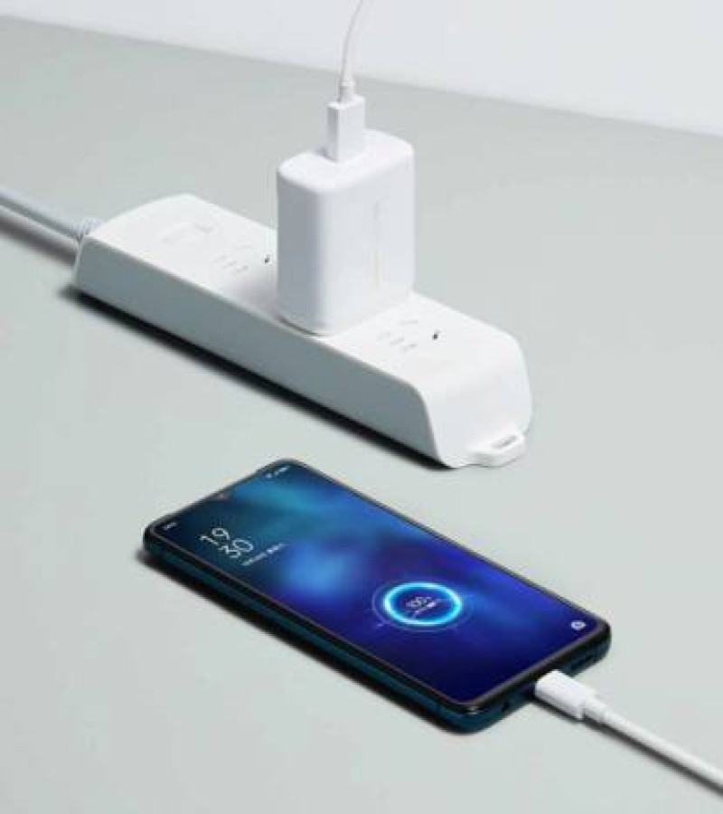 Original 65W Super VOOC Flash Charger For Realme_ OPPO with Type-C Fast Data Cable