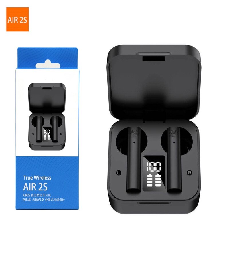 Original Mi Air 2s TWS Wireless Earbuds LED Display Headphone Bluetooth Wireless Earphone