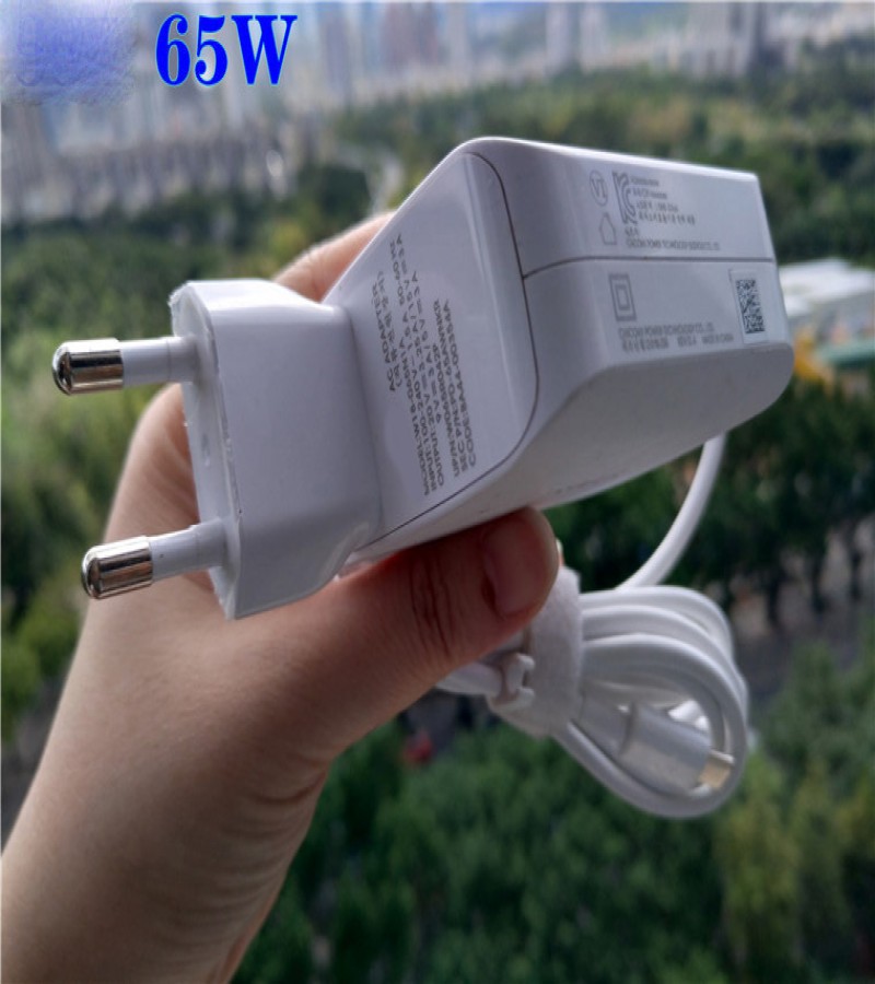 Original SAMSUNG 20V 3.25A 65W 15V3A Type C Android Mobile Laptop Charger