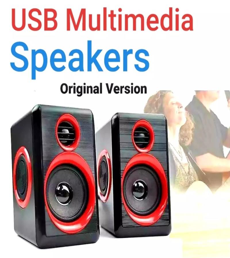 Pair Of Prime Usb FT-165 Laptop and mobile speaker