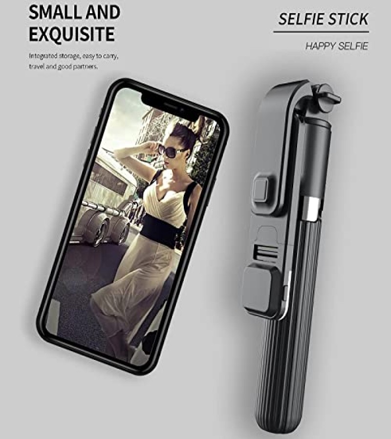 Q07 Bluetooth Integrated Selfie Stick with Light and Bluetooth Remote Control