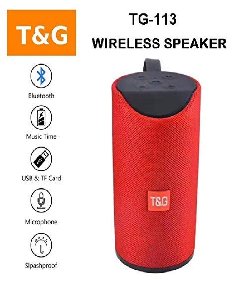 TG 113 Portable Wireless Speaker Compatible with All Mobile Phones