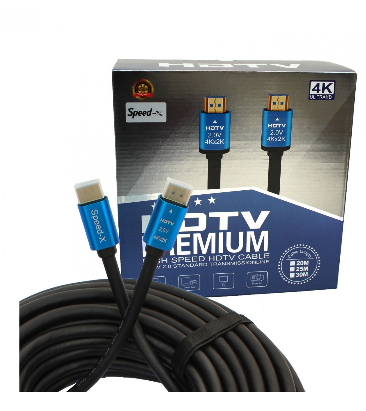 Speed-X 2.0V HDMI Premium Cable Ultra HD 4k 25m
