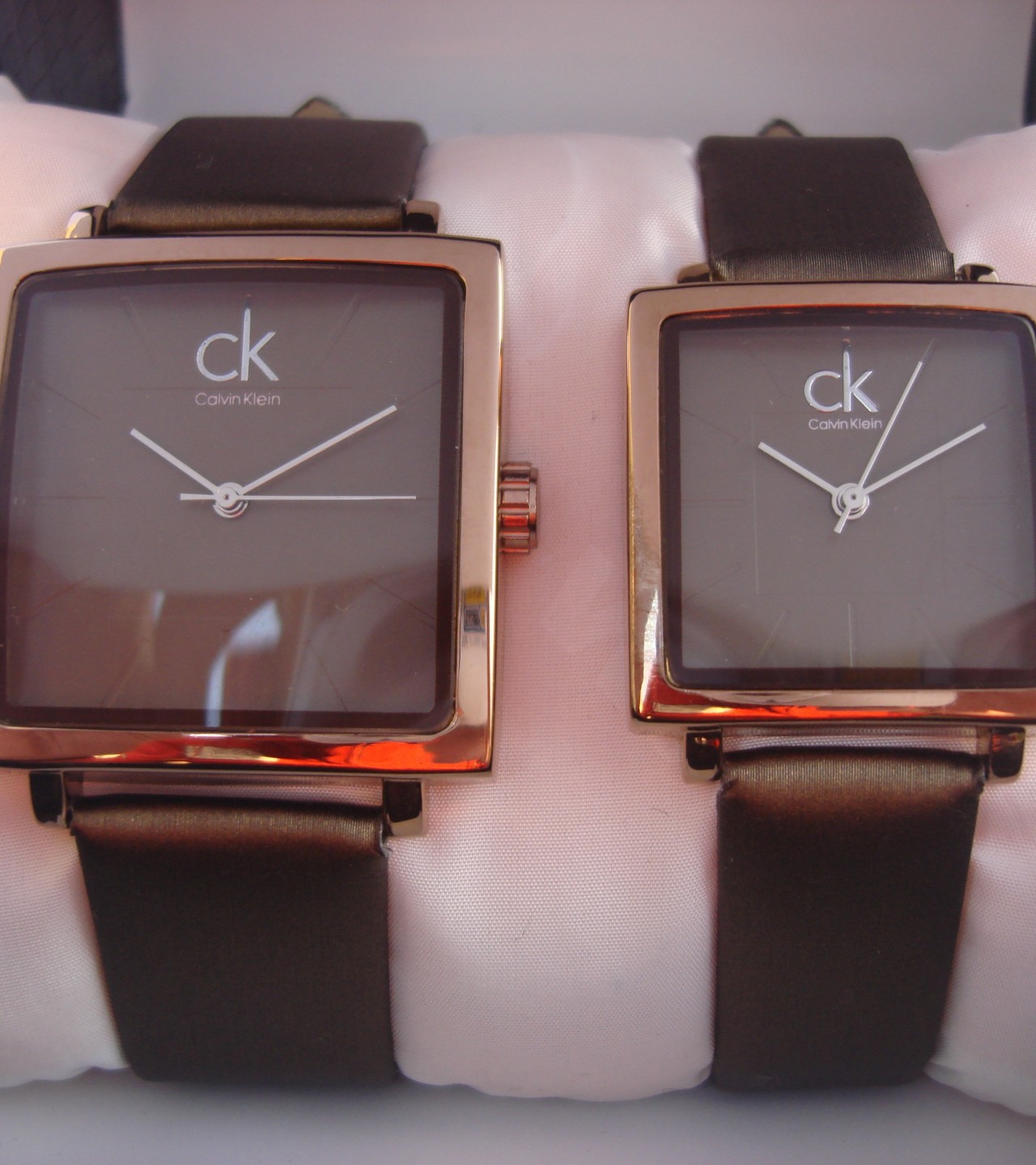Square Couple watch for loved ones - Copper (GW-032)
