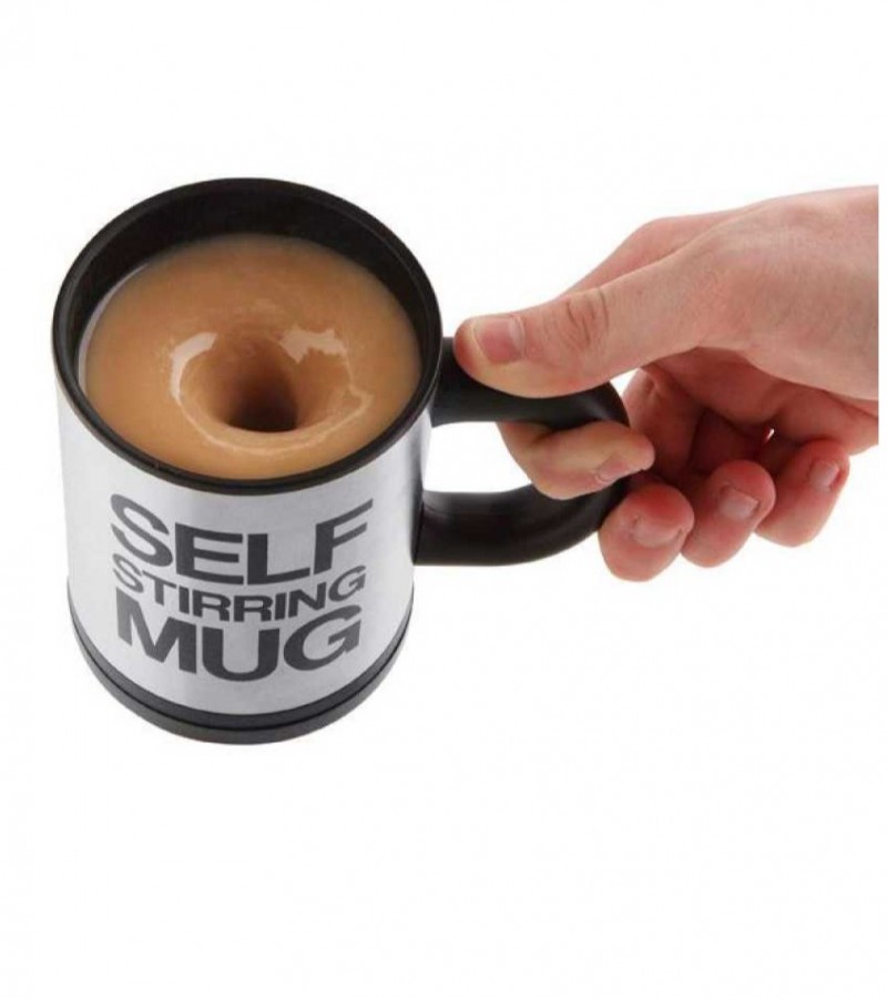 Stainless Coffee Mixing Cup Blender Self Stirring Mug