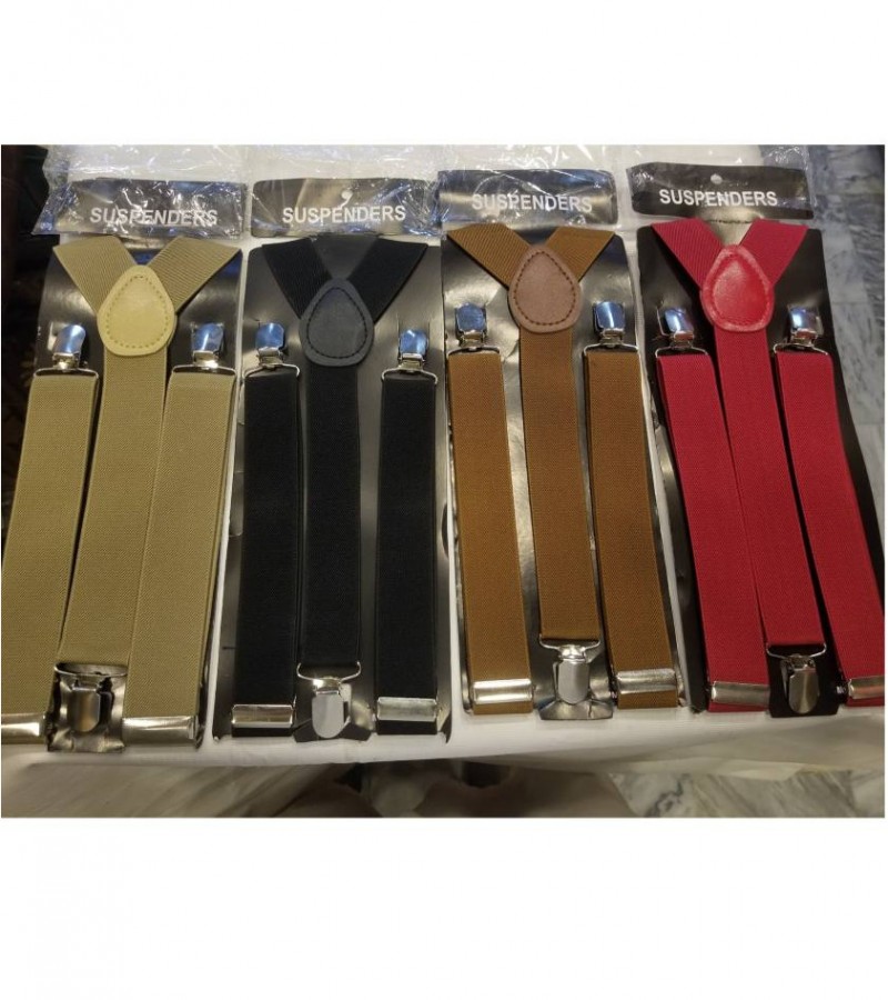Stretchable Elastic Broad Strip Suspenders