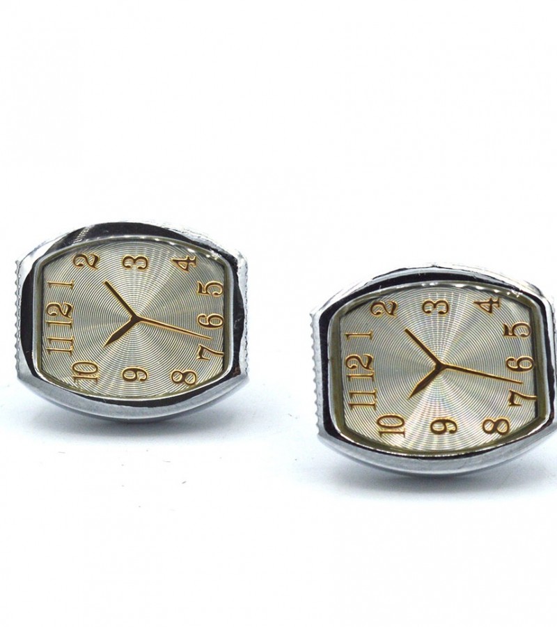 Stylish Clock Style Cufflinks MC1579