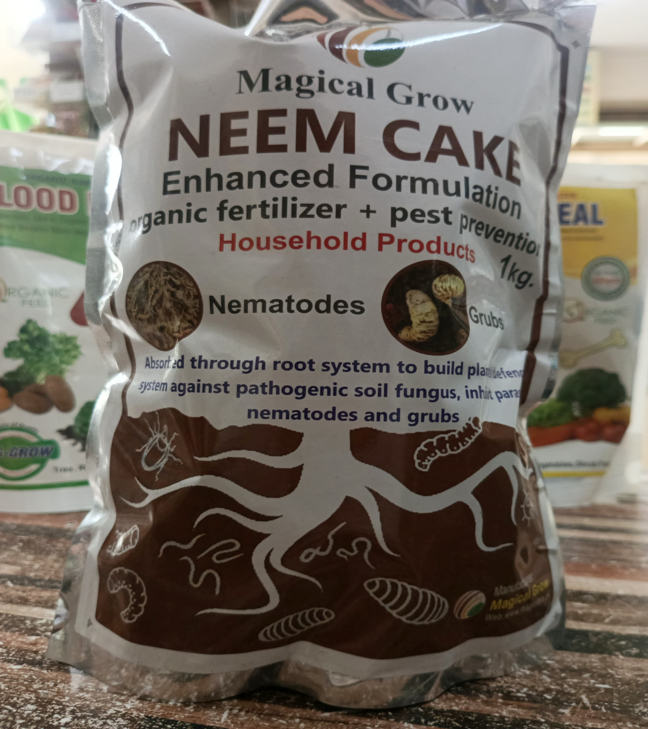 Neem Cake 1 KG WITH FREE GIFT BY GTA  TRADER'S