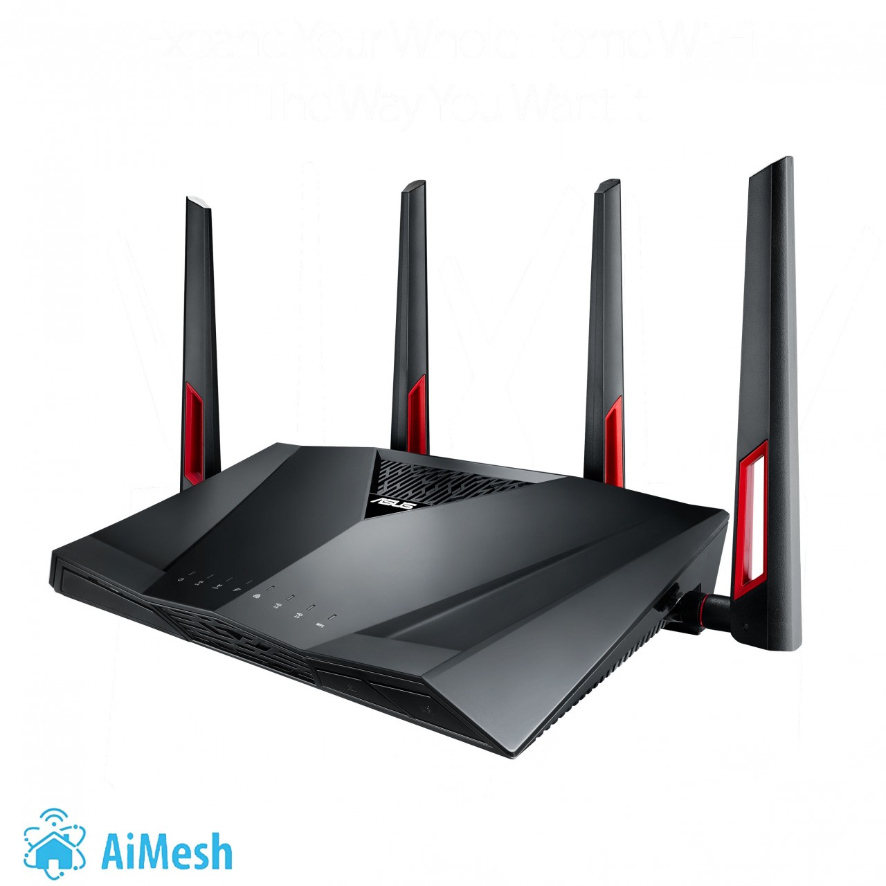 6. ASUS Dual-Band Wireless-AC3100 Gigabit Gaming Router RT-AC88U - 4K HD Video Playback - WTFast Gam