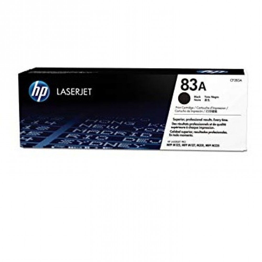 8. HP Original LaserJet Toner Cartridge 83A, CF283A